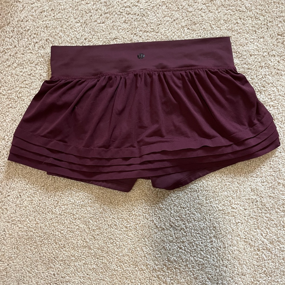 Plum colored Lululemon skirt